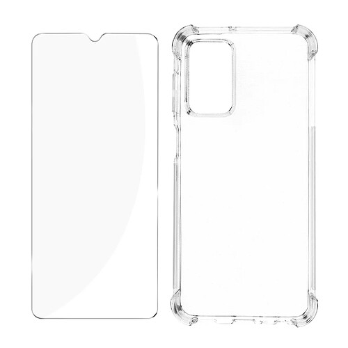 Avizar Pack Protection Samsung Galaxy A23 5G et M23 5G Coque + Verre Trempé Transparent