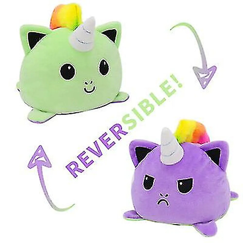 Universal Expression double face flip animal peluche 15cm