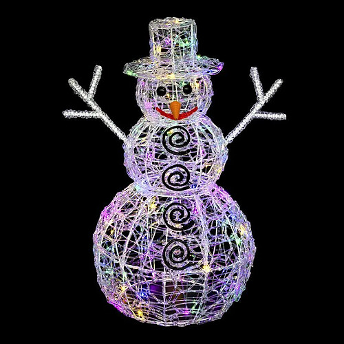 Feeric Christmas Bonhomme de neige 3D lumineux 96 LED