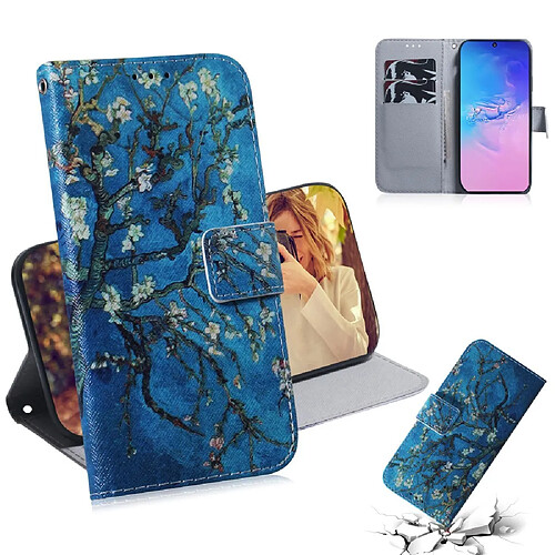 Etui en PU impression de motifs arbre à fleurs pour votre Samsung Galaxy A91/S10 Lite