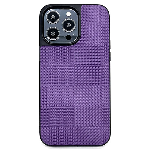 Coque en TPU + PU VILI antichoc, anti-chute pour votre iPhone 14 Pro - violet