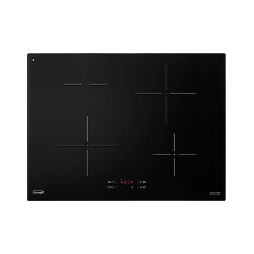 DeLonghi De'Longhi PIN 72 plaque Noir Intégré (placement) 70 cm Plaque avec zone à induction 4 zone(s)