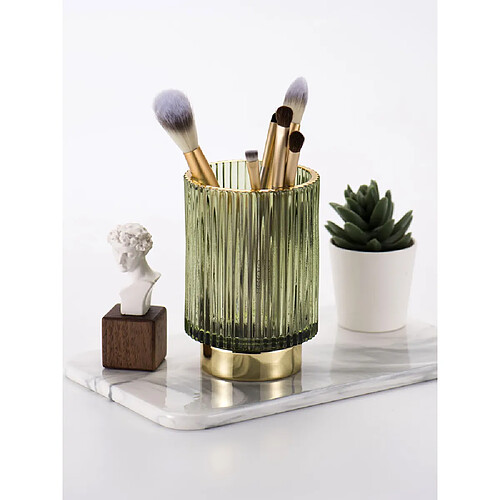 Universal Nordic Home Commode Décoration Maquillage Boîte Organisateur Conteneur Cosmétique Porte-stylo en verre | Maquillage Organisateur