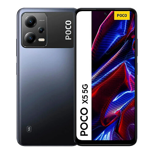 Xiaomi POCO X5 5G 8Go/256Go Noir (Jaguar Black) Double SIM 22111317PG