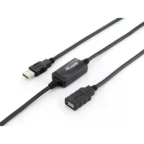 Équipement de câble d'extension noir Usb 2.0 A/A M/F 10Mt