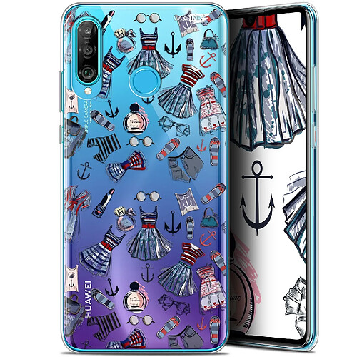 Caseink Coque arrière Huawei P30 Lite (6.2 ) Gel HD [ Nouvelle Collection - Souple - Antichoc - Imprimé en France] Fashionista