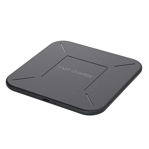 Support De Station D'accueil Pour Chargeur Sans Fil Qi En Plastique Pour IPhone (8,11,12) Noir