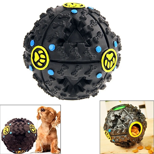 Wewoo Jouet pour Animaux chiens et chats Animal de compagnie Squeaky Giggle Quack Sound Toy formation Chew Ball, Ball Diamètre: 11cm Distributeur de nourriture