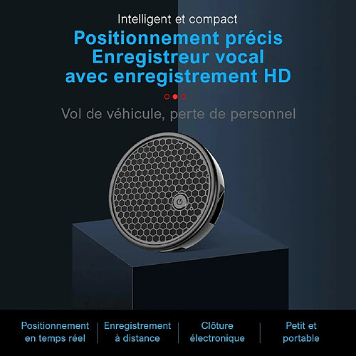 Mini enregistreur vocal magnétique à une touche, stockage en nuage, télécommande, traqueur GPS avec écoute SIM, enregistreur audio