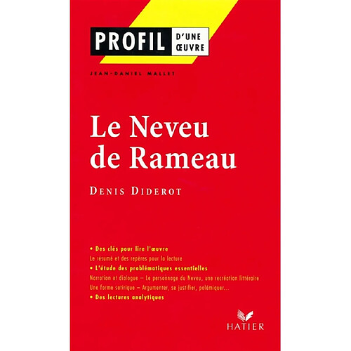 Le neveu de Rameau, Denis Diderot : rédigé entre 1762 et 1777, édition posthume 1891 · Occasion