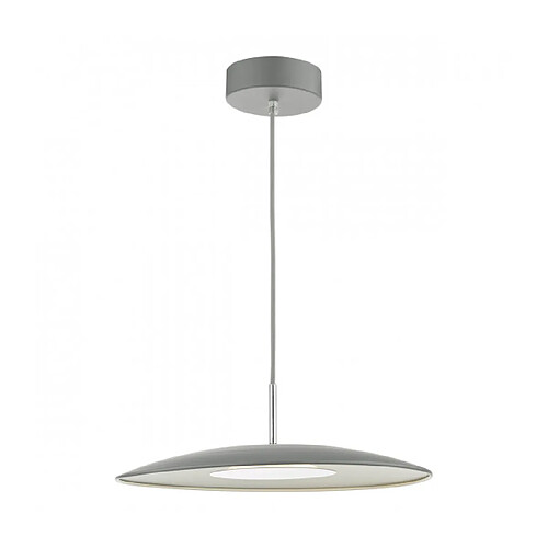 Luminaire Center Suspension Enoch Acier inoxydable,Gris mat 1 ampoule 1,5cm