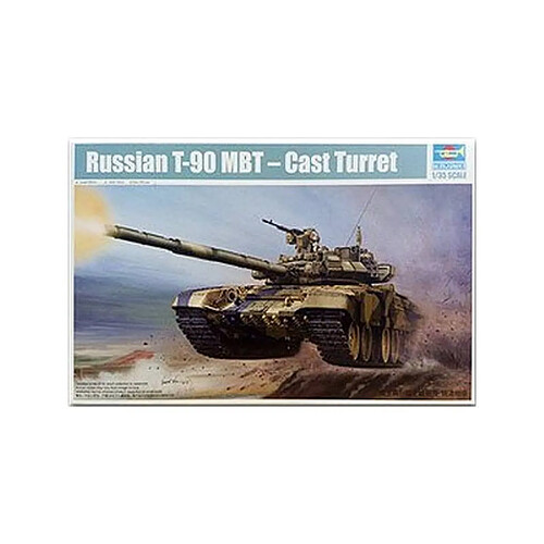 Trumpeter Maquette Char Russian T-90 Mbt - Cast Turret