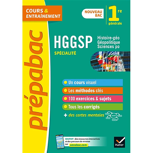 Histoire géo, géopolitique & sciences po : spécialité, 1re générale : nouveau bac · Occasion