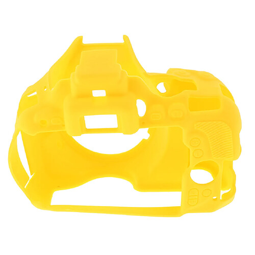 Housse de protection en cuir pour boîtier de protection pour Nikon D5500 D5600 jaune