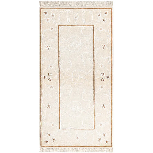 Vidal Tapis de laine 152x79 beige Darya