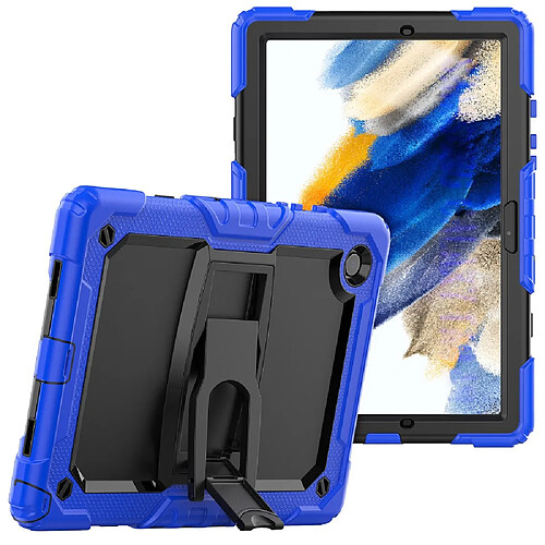 Coque en silicone avec béquille bleu pour votre Samsung Galaxy Tab A8 10.5 (2021) X200/X205