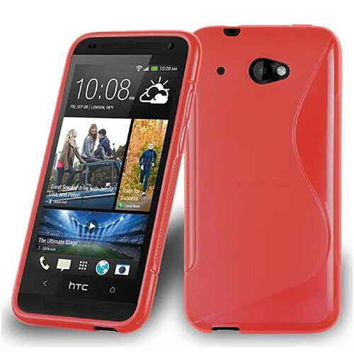 Cadorabo Coque HTC Desire 601 Etui en Rouge