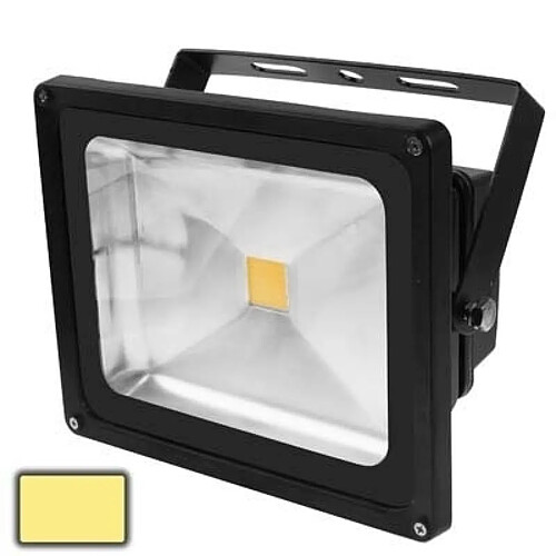 Wewoo Projecteur LED noir Lampe de blanche haute puissance 50W, AC 85-265V, Flux lumineux: 4000-4500lm