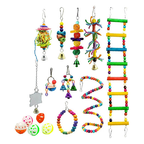 Kit de jouets pour perroquets jouets à mâcher pour oiseaux