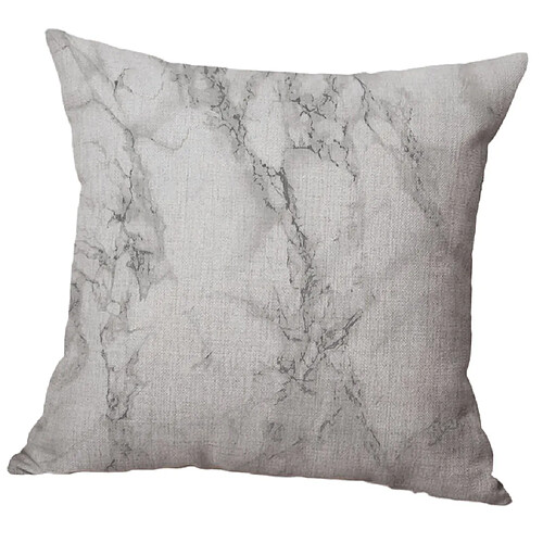 45x45cm Carré Jeter Housse De Coussin Pour Canapé Décor à La Maison Gris Marbre