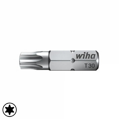 Embout de vissage standard, Torx (x2 ou x10) Wiha (t20 - 25 mm - 10)