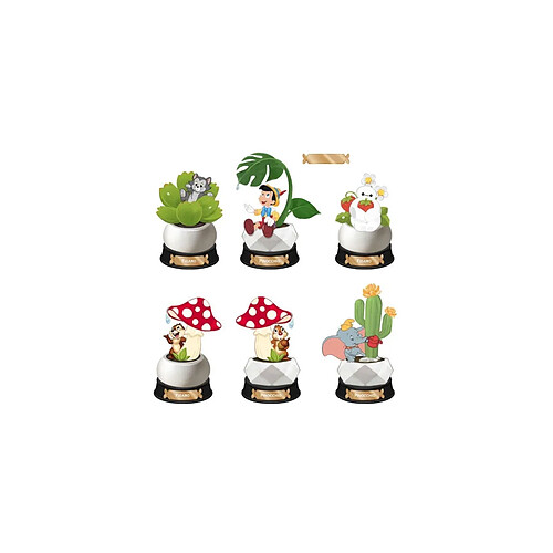 Beast Kingdom Toys Disney - Assortiment 6 statuettes Mini Diorama Stage Love Plants Series 12 cm