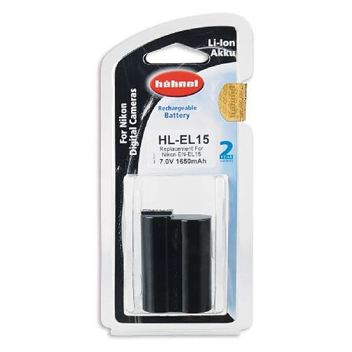 Hähnel HL-EL15 Batterie rechargeable pour Appareil photo Noir