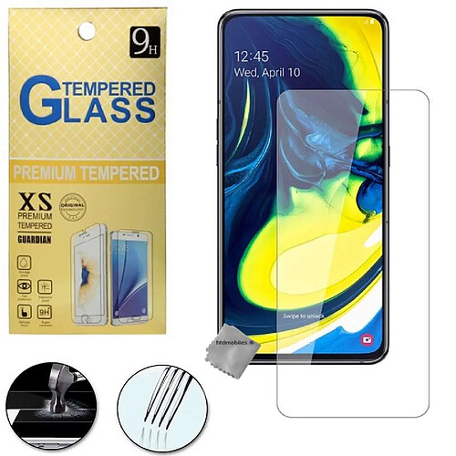 Htdmobiles Film de protection vitre verre trempe transparent pour Samsung Galaxy A80