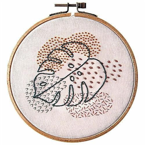 Rico Kit de broderie - Monstera