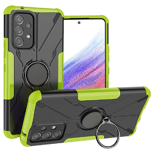 Coque en TPU antichoc, anti-chute avec béquille pour votre Samsung Galaxy A53 5G - vert