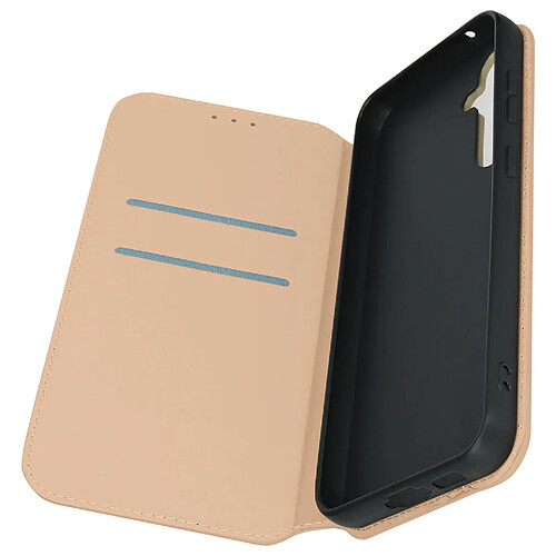 Avizar Étui pour Samsung Galaxy S23 FE Porte-carte Support Clapet Magnétique Rose Gold