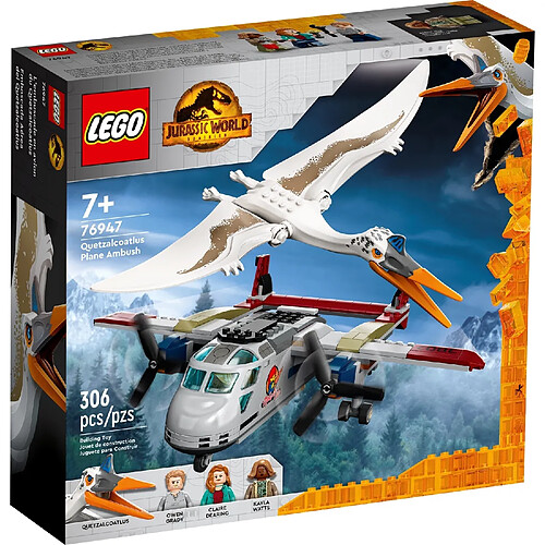 LEGO Jurassic World L'embuscade en avion du Quetzalcoatlus