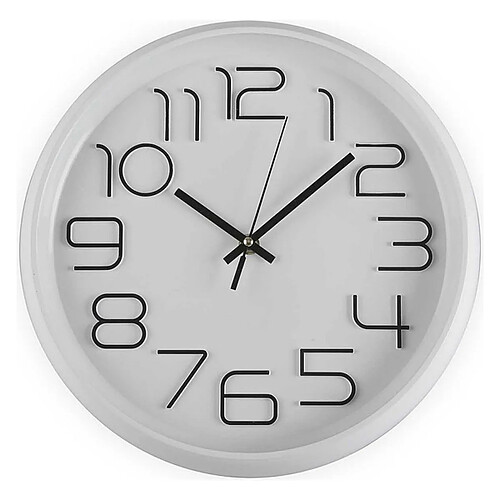 Horloge Murale Plastique (4,5 x 30 x 30 cm)