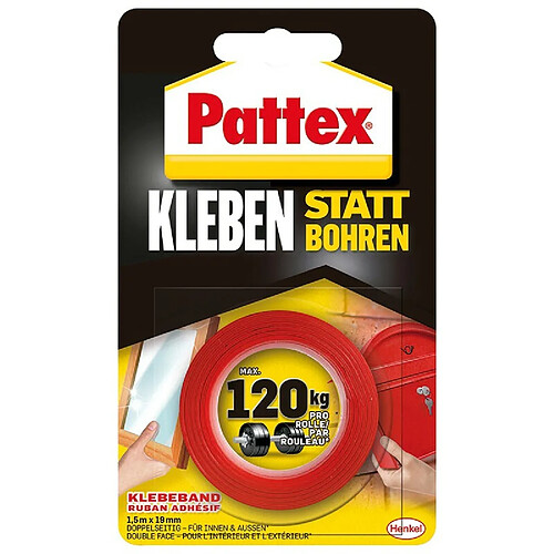 Pattex Ruban adhésif 1,5m (Par 10)