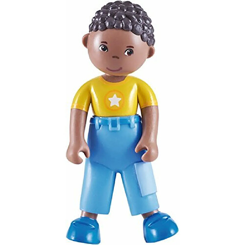 HABA Little Friends Erik - Figurine de poupAe afro-amAricaine de 10,2 cm