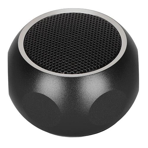 ComfortXL Mini enceinte bluetooth portable mignonne avec lanière pour la douche, le vélo, la voiture et les déplacements - noir