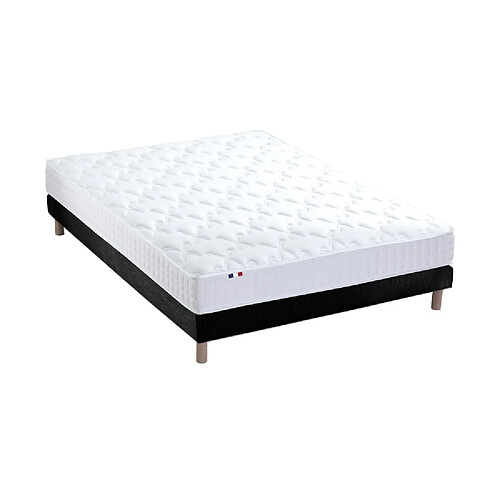 Idliterie Ensemble Matelas accueil mémoire de forme MAM AZUR + Sommier - Made in France