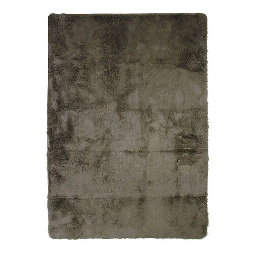 Thedecofactory NEO YOGA - Tapis lavable à base fine et souple extra doux taupe 160x230