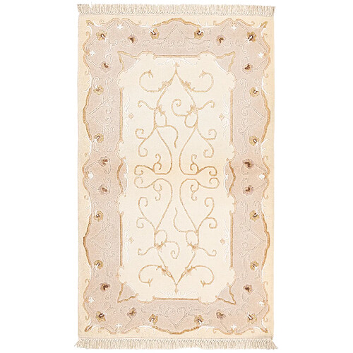 Vidal Tapis de laine 155x94 beige Darya