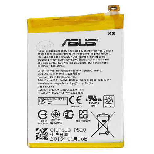 Batterie d'Origine Asus Zenfone 2 ZE500CL - C11P1423 2500mAh