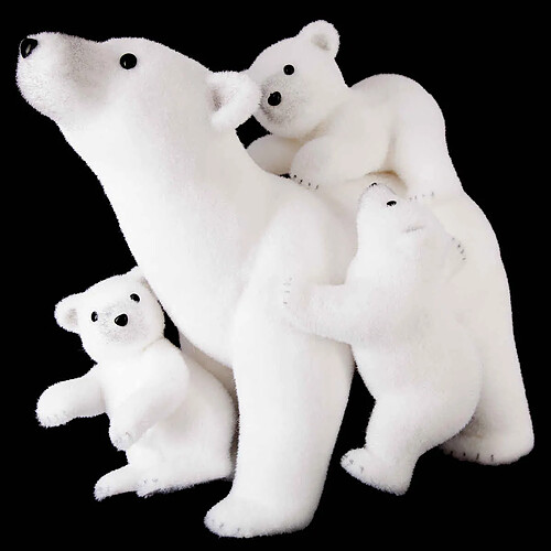 Famille Ours H 42 cm - Feeric Christmas