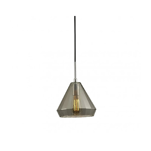 Luminaire Center Suspension Markus Chrome poli 1 ampoule 36cm