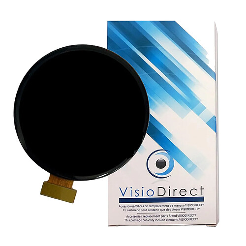 Visiodirect® Ecran complet : vitre tactile + ecran LCD compatible avec HONOR MagicWatch 2 42mm noir 1.2" + kit outils