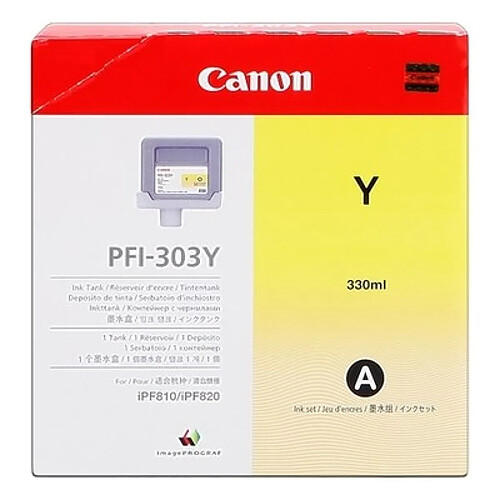 Canon PFI303 Cartouche Jaune 2961B001