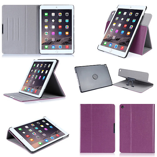 Xeptio Etui iPad Air 2 violet rotatif