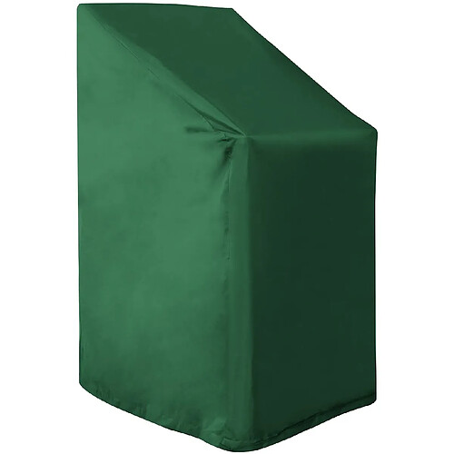 Helloshop26 Housse de protection pour chaise de jardin housse de protection mobilier de jardin imperméable résistante aux déchirures 68x96x110 / 150 cm vert 19_0000993