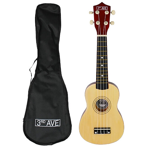 3rd Avenue Soprano Ukulele - Naturel