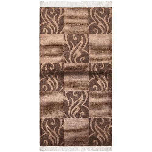 Vidal Tapis de laine 152x79 brun Darya