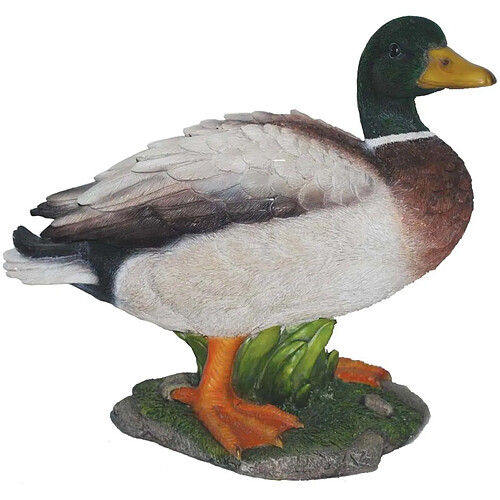 Vivid Arts Canard colvert en résine 29 cm.