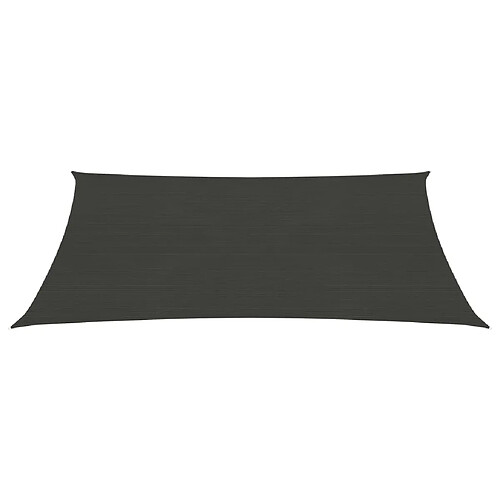 Helloshop26 Voile d'ombrage 160 g/m² 3,5 x 4,5 m pehd anthracite 02_0008915